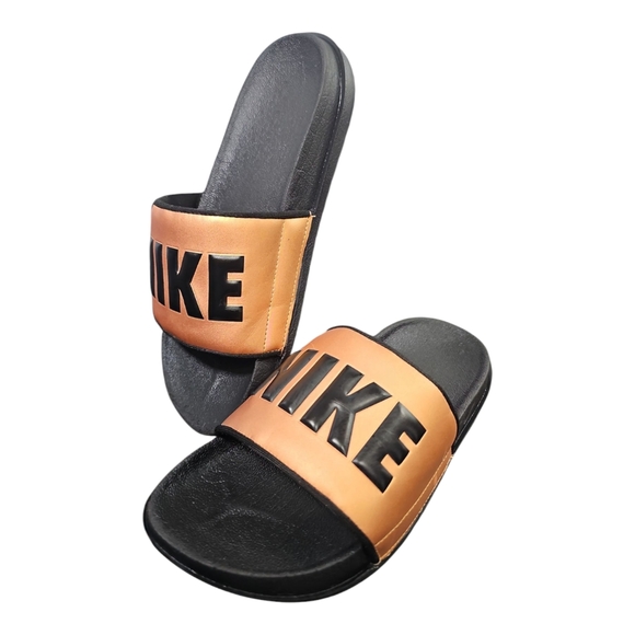 Nike Shoes - Nike OffCourt Slide "Metallic Copper" (BQ4632-800)